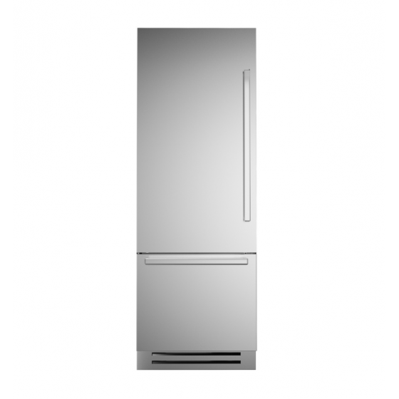 BERTAZZONI REF755BBLXTT/24PRO Εντοιχιζόμενος Ψυγειοκαταψύκτης LUXURY SLOT-IN 75cm Inox